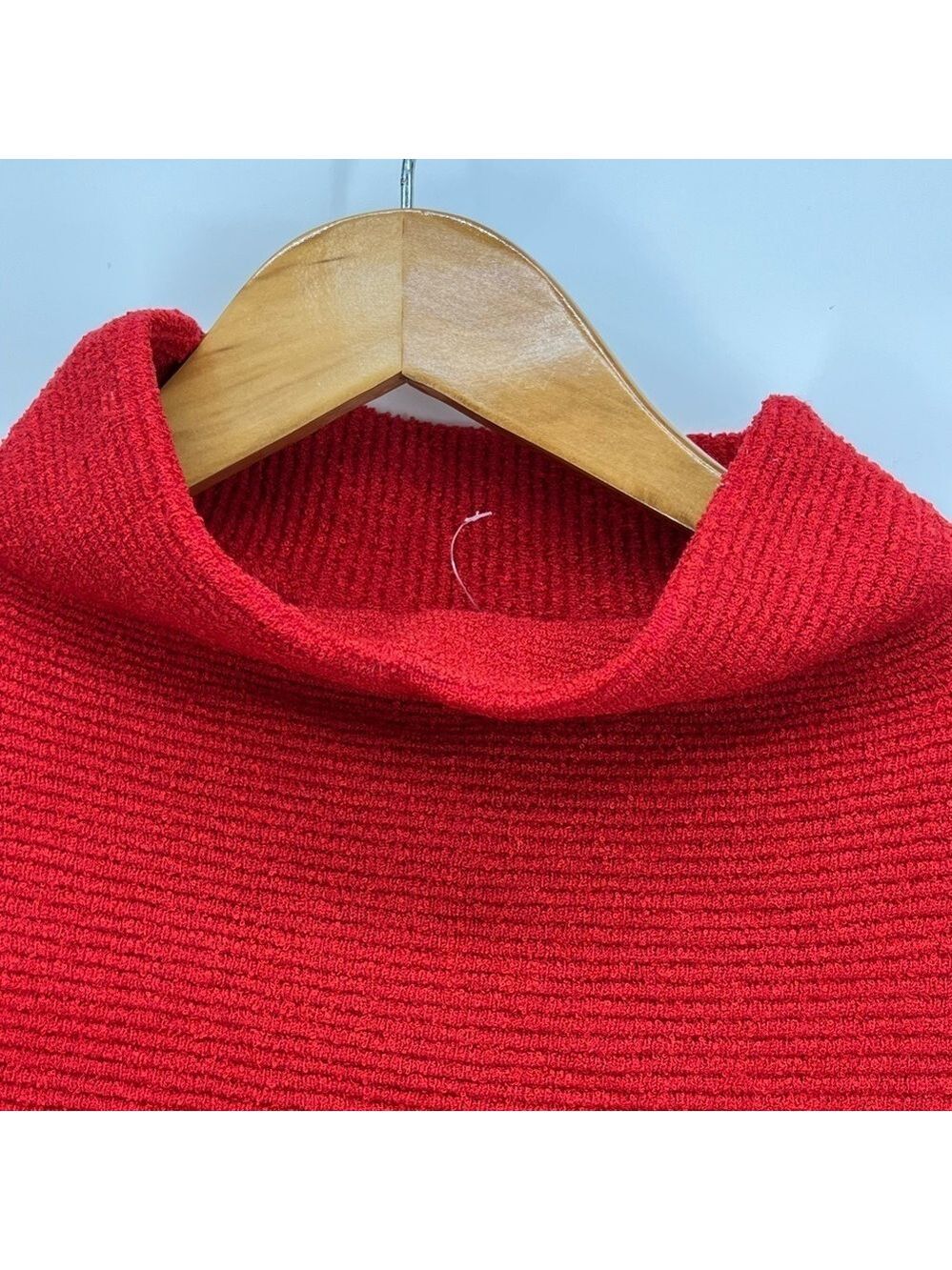 Cozy Red Turtleneck Sweater - Picture 3 of 5